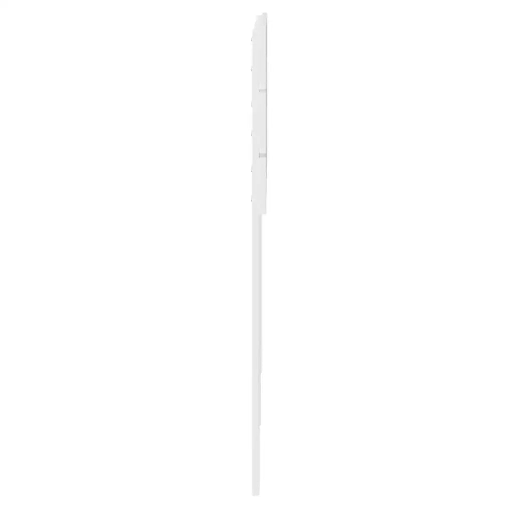 Testiera-Testata-Testiera Decorativa Bianco 120 cm Legno multistrato 865375