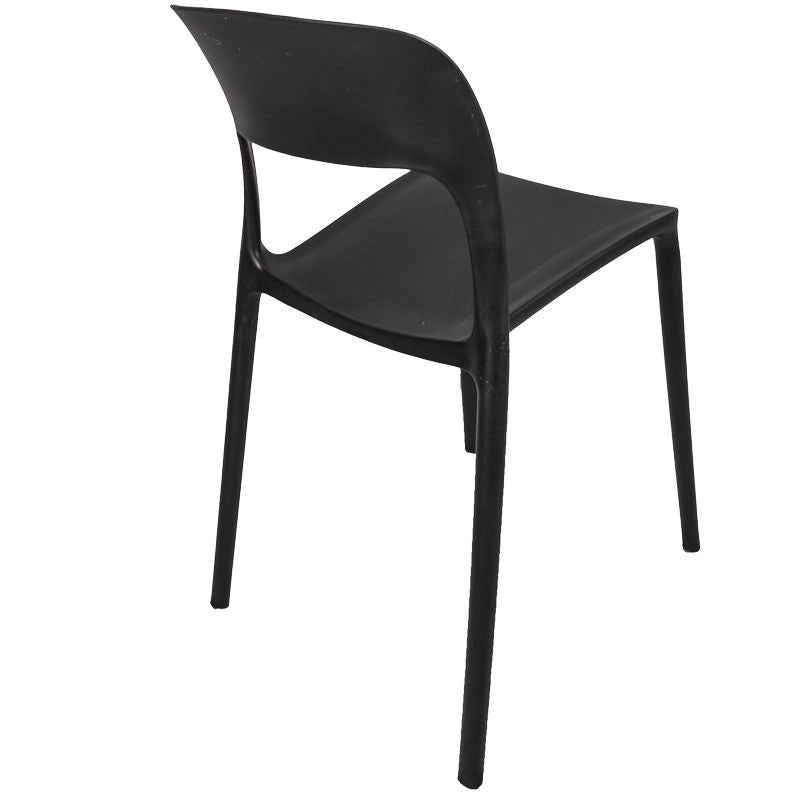 sedia Rimini da esterno nera