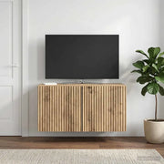 Mobile Porta TV da Muro Rovere Artigianale 59,5 x 31 x 30 cm 898544