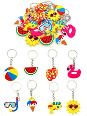 Accessori per festa per piscina - 32 pezzi - Set di 8 stili - Inclusi silicone e plastica - Ideali come regalo per ospiti
