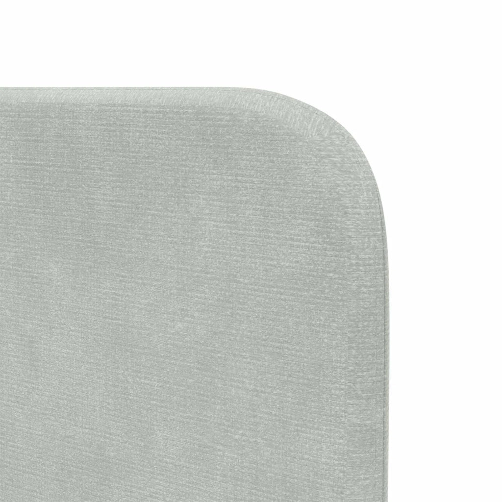 Orecchia della Testata Grigio chiaro 80 x 16 x 4 cm Velluto CFW3518955