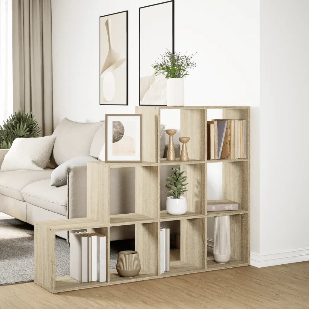 Libreria 4 Ripiani Rovere Sonoma 137,5x29x103,5 cm Truciolato 857978