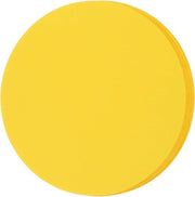 60 pezzi di cerchi di cartoncino giallo oro da 15 cm - 200 g/m² per decorazione di bacheca e lavori di artigianato