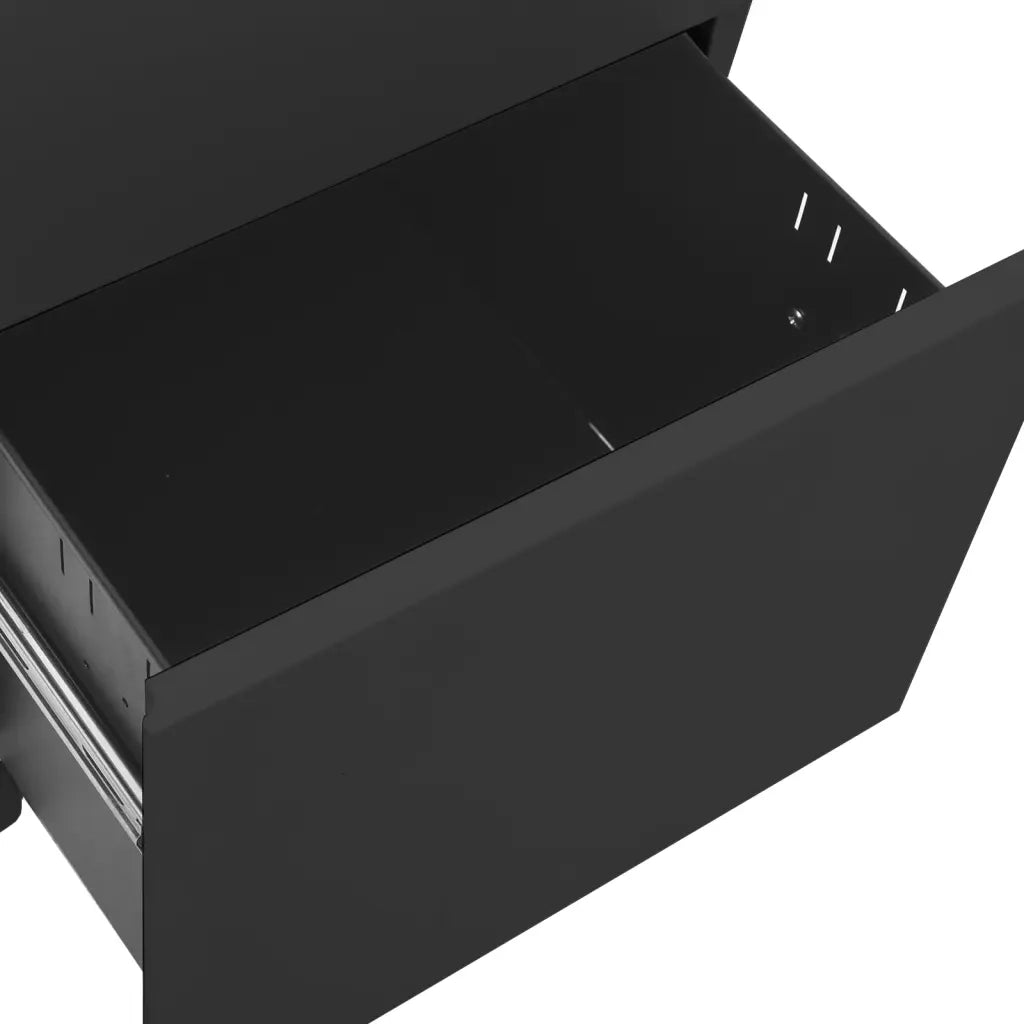 Schedario Mobile Antracite 39x45x60 cm in Acciaio CFW8579289