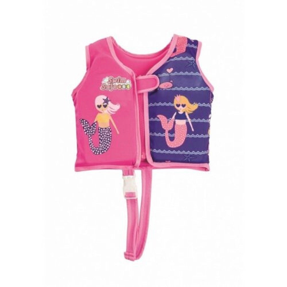 Trade Shop - Giubbotto Salvagente Trainer Per Bambini Gilet Stampe Assortite Gonfiabile 32176 -