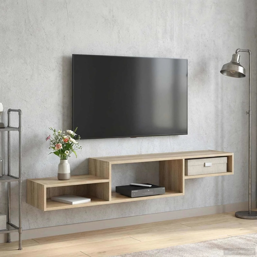 Mobile TV da Parete A parete Rovere Sonoma 150 x 28 x 26 cm 8005991