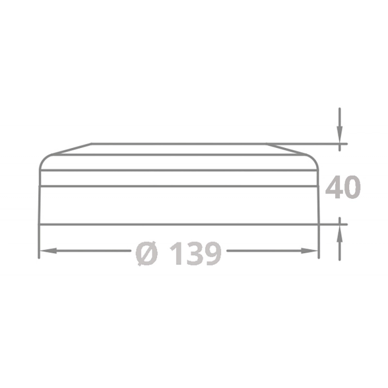 PLAFONIERA A 16 LED 12V