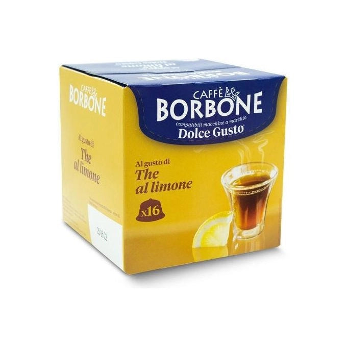 Caffè Borbone Capsule per Dolcegusto Tè al limone Capsule di tè 16 pz