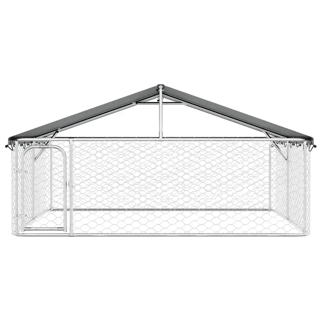 Gabbia per Cani da Esterno con Tetto-Cassa per cani 300x300x150 cm