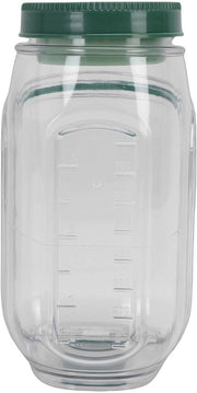 Contenitore per Insalata 1000 ml - Materiale Plastico - Resistentente all'Acqua - Apertura Laterale - Riciclabile - Piatto Verticale - Ideale per Picnic/Lunch - Contenitore per Insalata