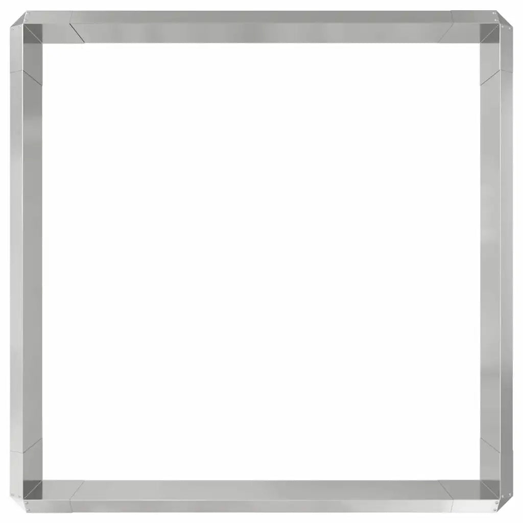 Recinzioni per lumache 8 pcs Argento Acciaio zincato 874880