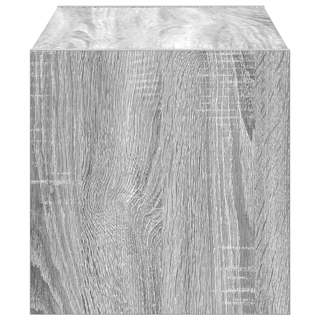 Scarpiera Impilabile-Scaffale per scarpe Grigio Sonoma 60x30x30,5 cm