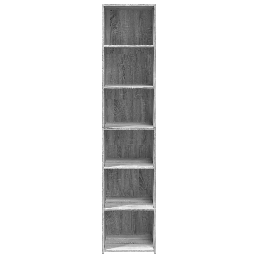 Credenza Grigio Sonoma 40x41x185cm in Legno Multistrato