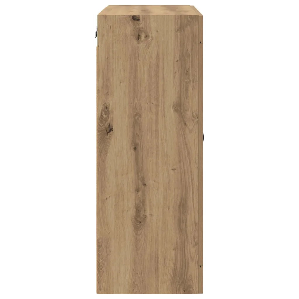 Pensile | Mobile a Parete Rovere artigianale 69,5 x 34 x 90 cm Legno multistrato