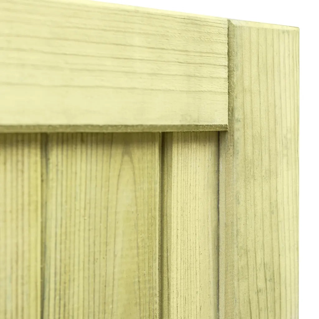 Cancello da Giardino in Legno di Pino Impregnato 75x100 cm 45332