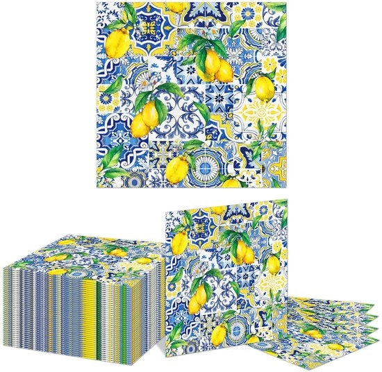 Serviette di carta 40 pezzi - Decorative serviette - Serviette di carta da tavola - Serviette da tovagliolo - Serviette da pranzo - Serviette da cena - Serviette da uso unico