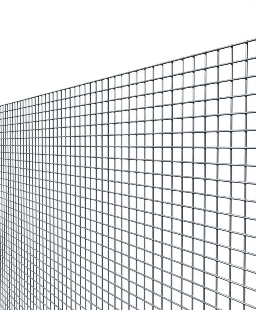 1rotolo rete per recinzione elettrosaldata zincata maglia mm 76,2x76,2 h 60 cm 25 cod:ferx.2153