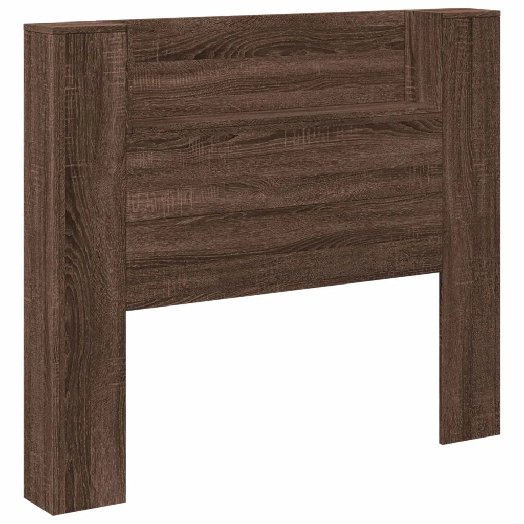 Testiera | Testata Rovere Marrone 120 x 16,5 x 103,5 cm Legno multistrato
