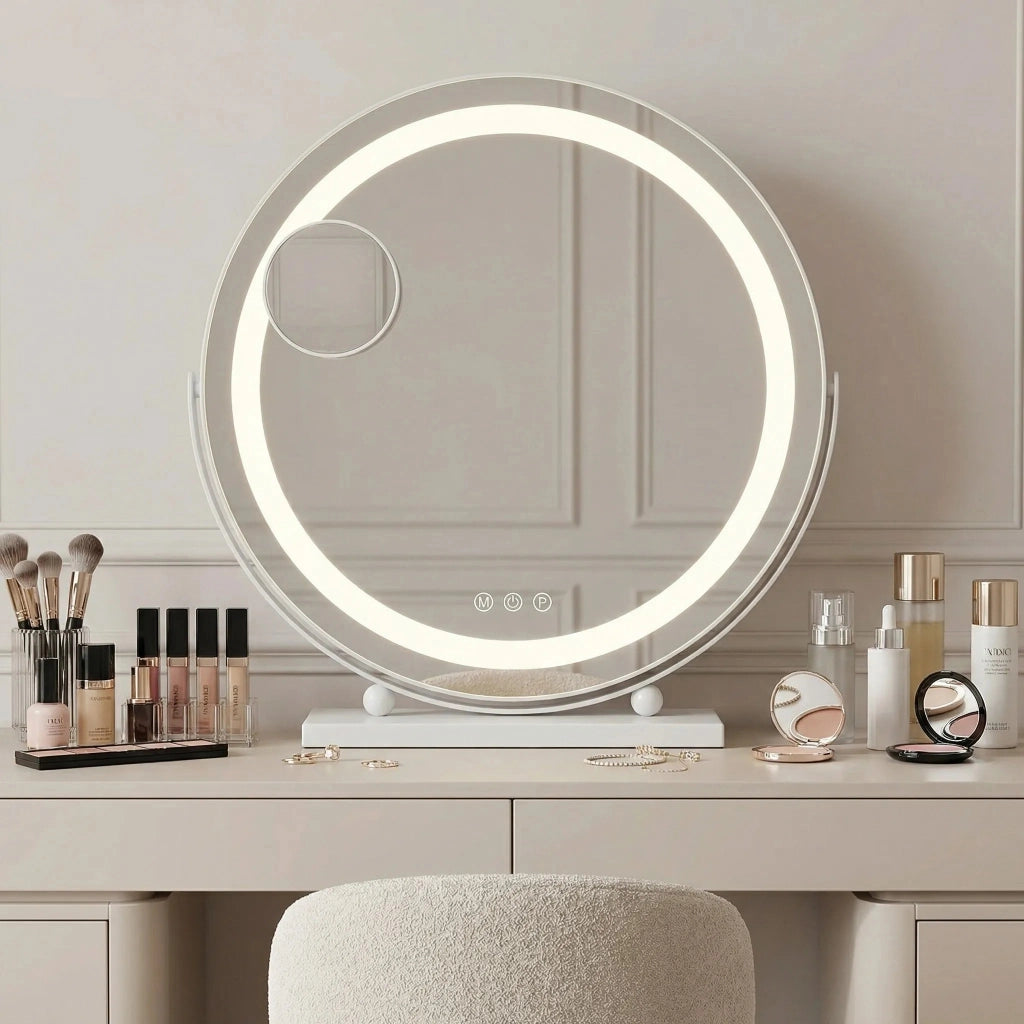 Specchio Led Make-up White 50 Cm