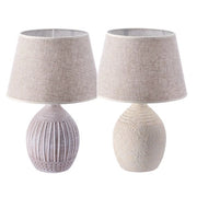 1 Pezzo Lampada da Appoggio con Base in Ceramica Anya 51 cm 2 Modelli