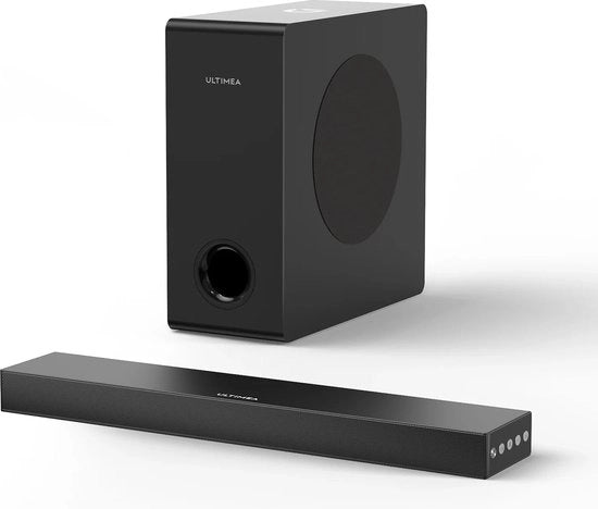 Sistema Audio per TV 2.1 - Altoparlanti - Cavi Altoparlanti - 190W - 87dB - 45Hz-20KHz - Nero