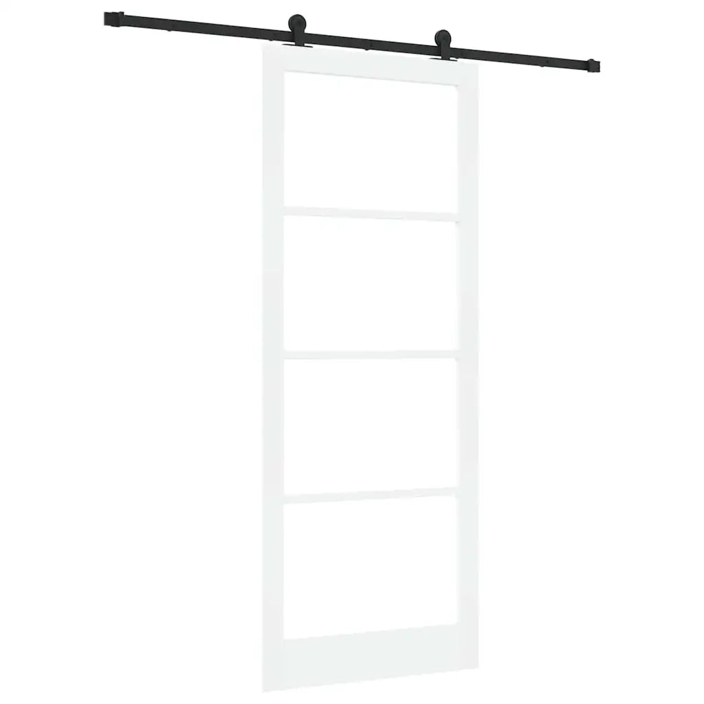 Porta Scorrevole ORKDAL Bianco 93 x 232 cm Legno e metallo 3332152