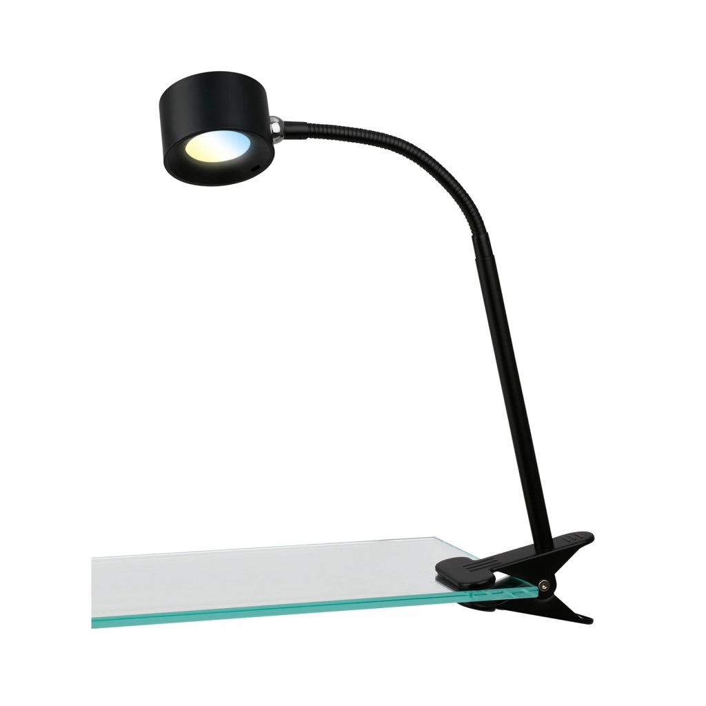 Lampada Da Tavolo Moderna Tari Metallo Nero Led Integrato 4,5W Da 2700 A 6500K