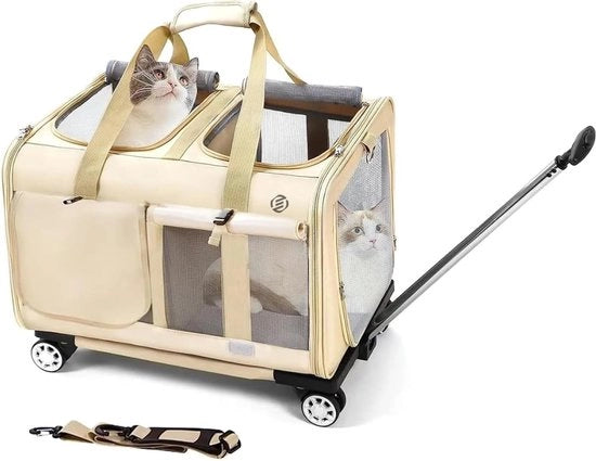 Cassa di trasporto per gatti - Cassetto di trasporto per gatti - Borsa da viaggio per gatti - Porta gatti da viaggio - Tasca da gatto da trasporto - Tasca da trasporto per gatti