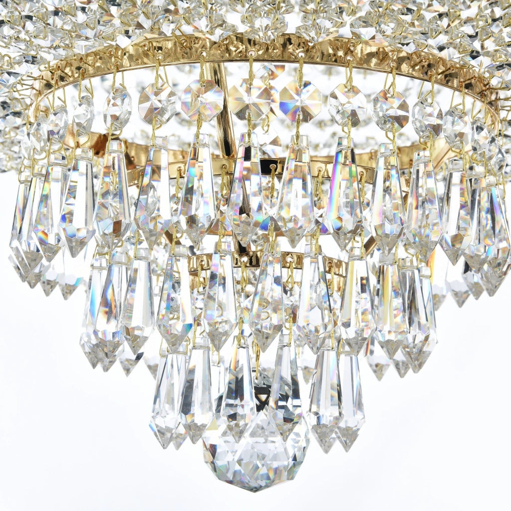 Lampadario Royal Classic in Metallo Palace Oro Antique