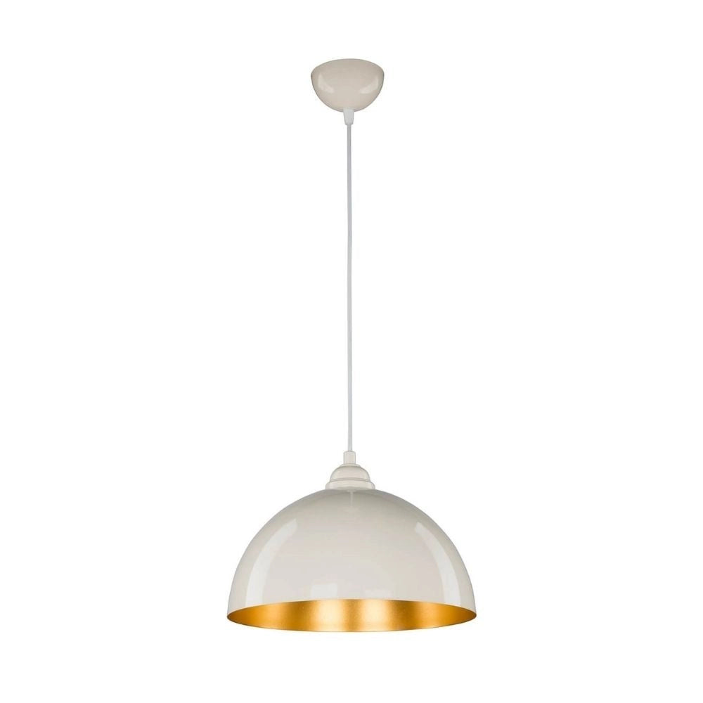 Lampada a sospensione Topak ASZ0948 in metallo bianco EFFEZ
