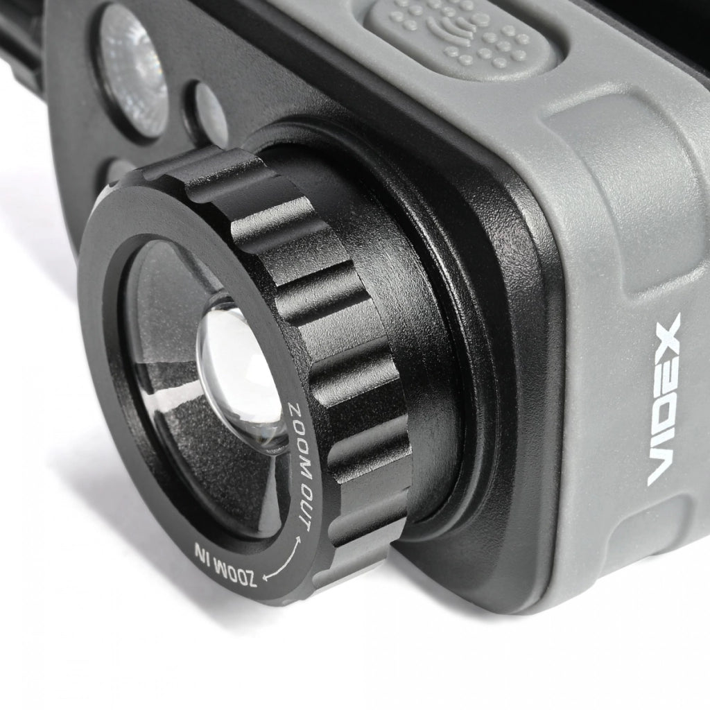 Lampada frontale Videx 500lm 60m 173h IP65 USB-C