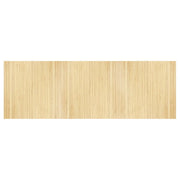 Tappeto del soggiorno | Tappeto Rettangolare Naturale Chiaro 100x300 cm in Bamb¨´