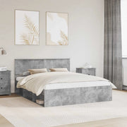Struttura del letto Calcestruzzo 160 x 200 cm Pino massello 3410576