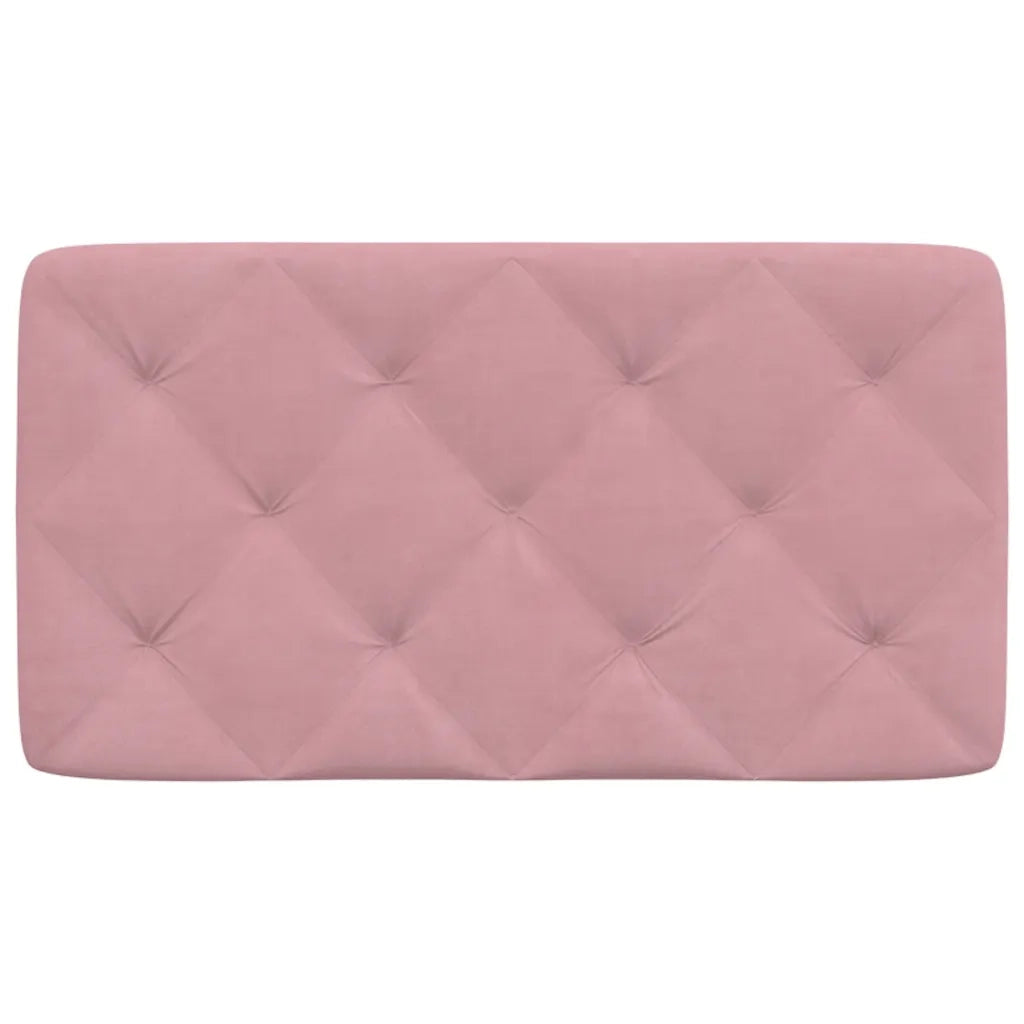 Cuscino Testiera Rosa 80 cm in Velluto CFW7303787