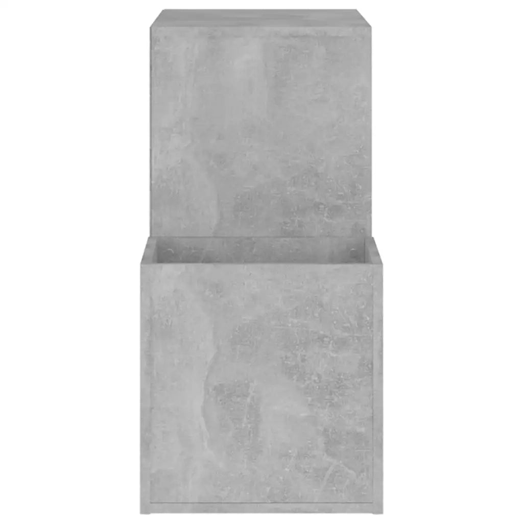 Scarpiera Ingresso Grigio Cemento 105x35,5x70 Legno Multistrato 808255