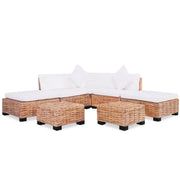 Set di divani in rattan naturale da 18 pezzi 02_0014494