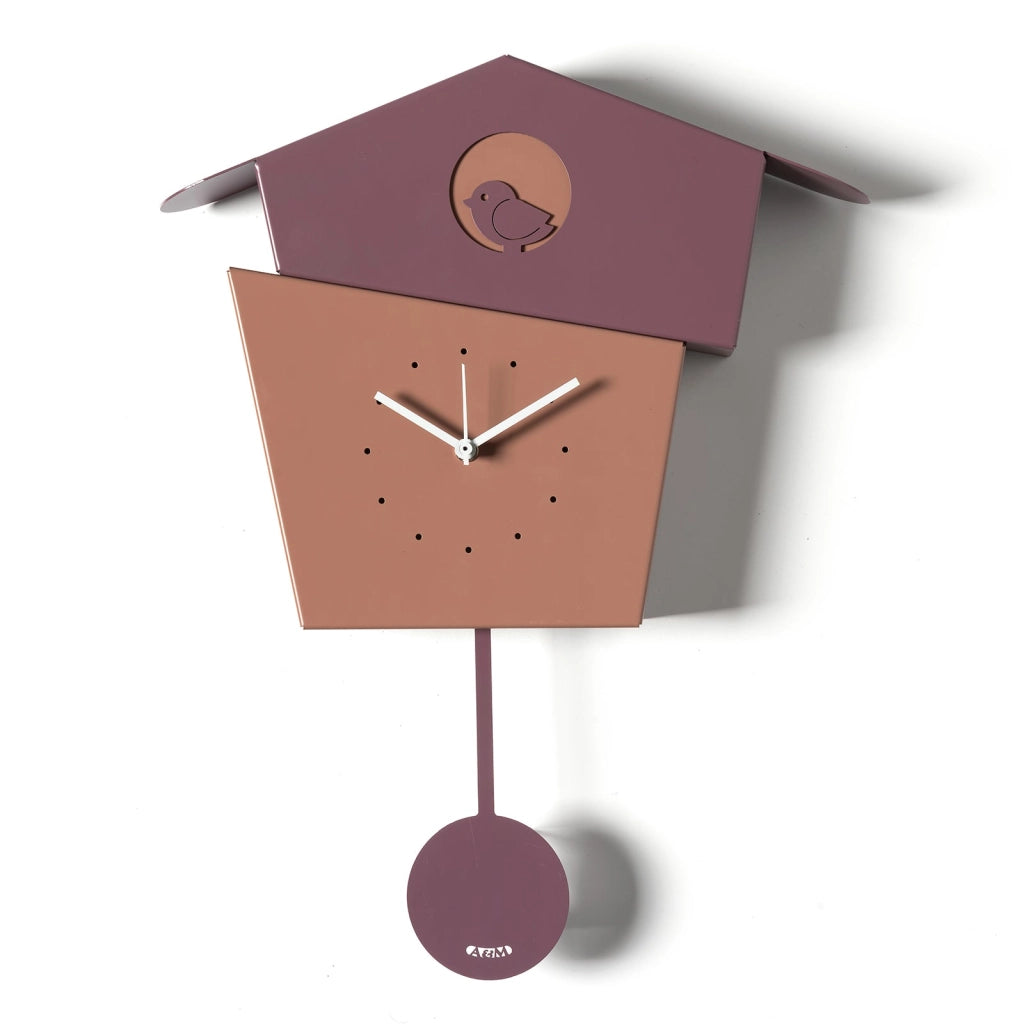 Orologio da parete Picchiarello Viola ametista,mocha mousse,viola ametista