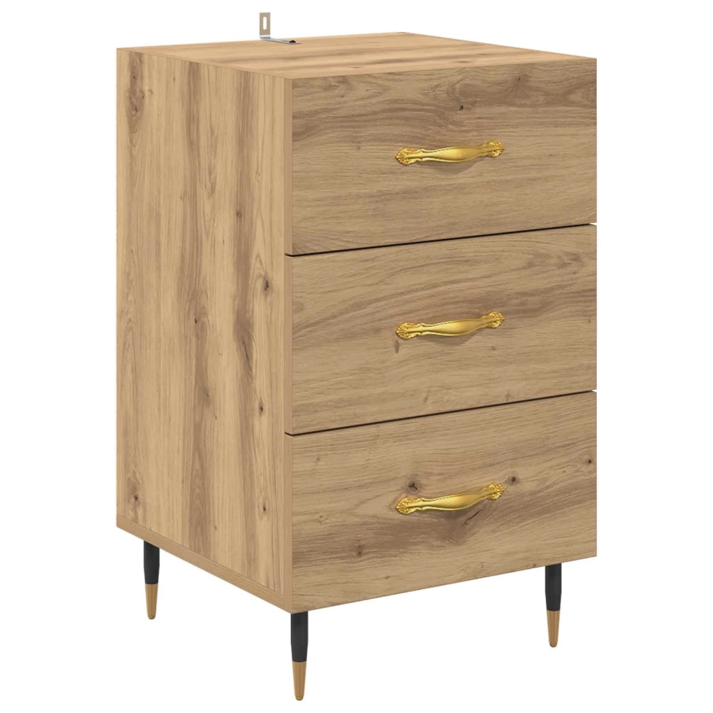 Armadio da Notte Rovere artigianale 40 x 40 x 66 cm