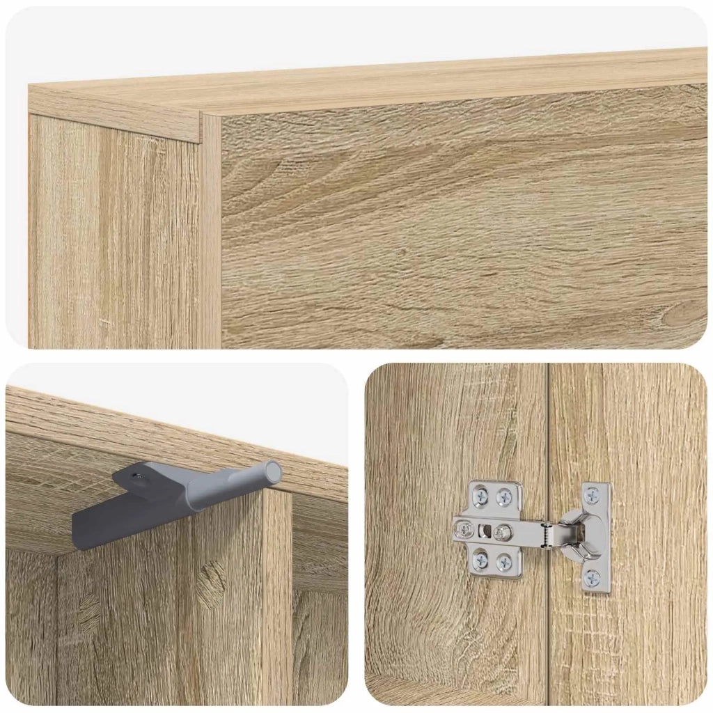Cornice per camino Rovere Sonoma 102 x 18 x 100,5 cm 8006600