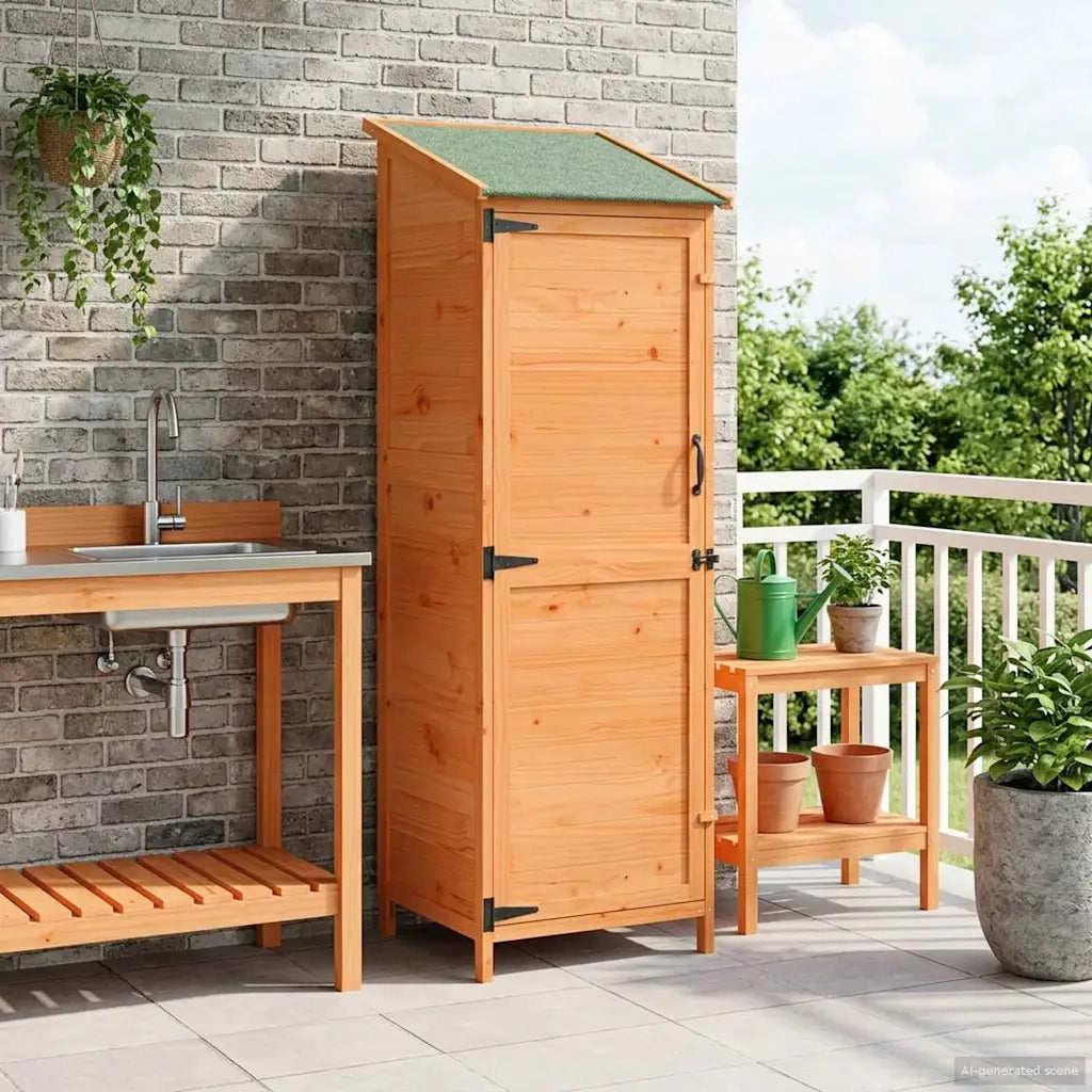 Capanno da Giardino Marrone 59,5 x 56 x 176,5 cm CFW7003529