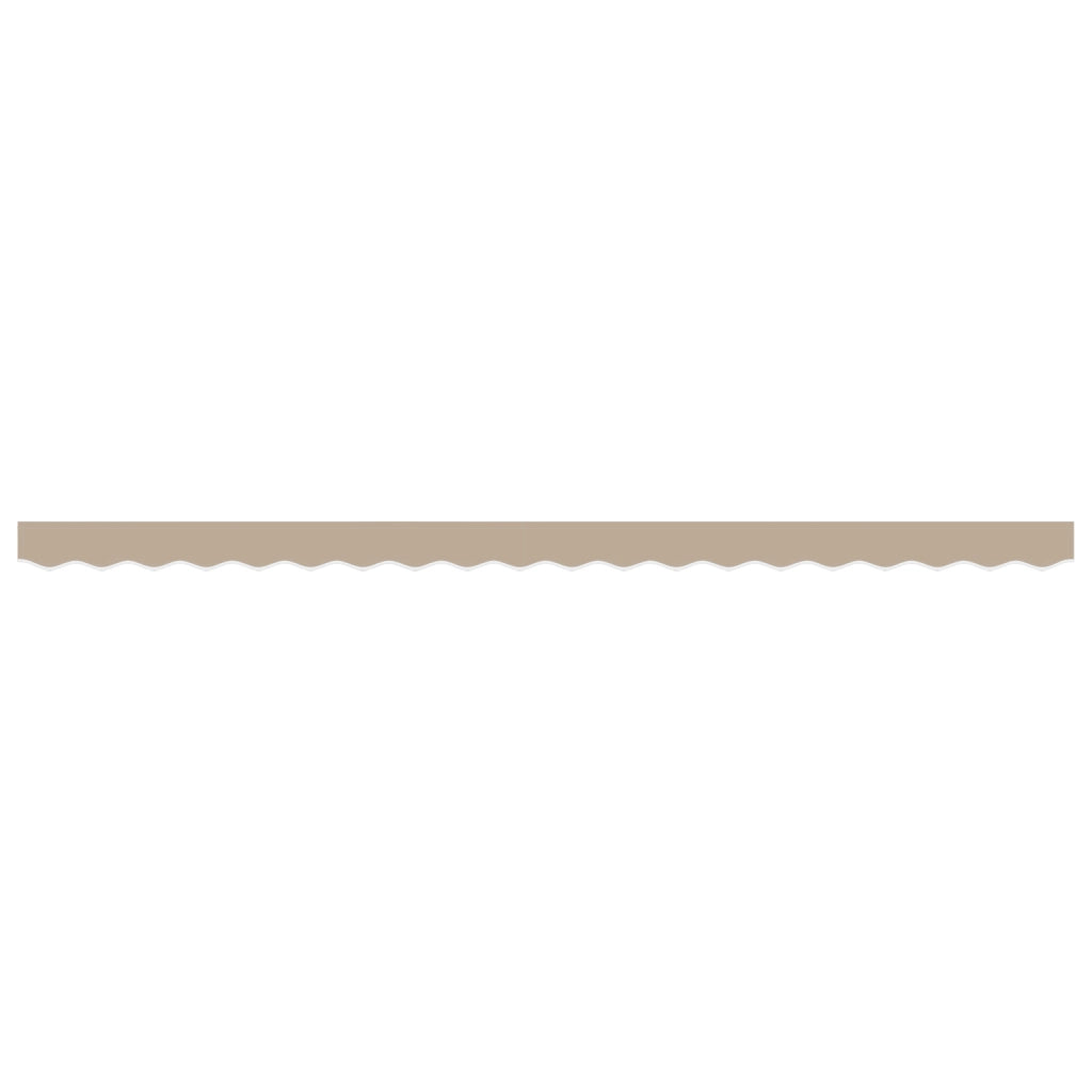 Tenda Valance per Struttura da 4,5 m Beige 4,3x0,2 m