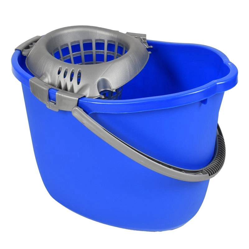 MA MAISON SECCHIO OVALE CON STRIZZATORE IN PLASTICA 15 LT DI CAPIENZA E COMODO MANICO PER IL TRASPORTO