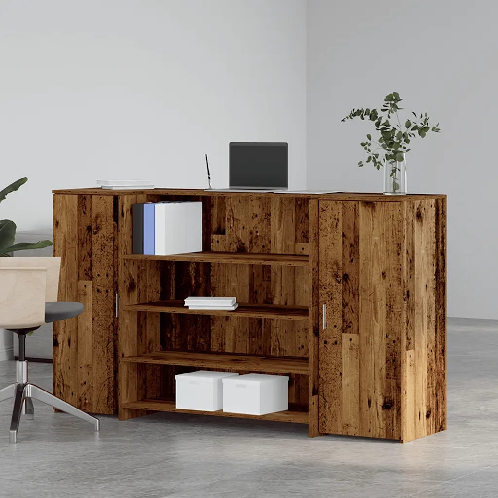 Banco Reception Legno Antico 180x50x103,5 cm Legno Multistrato 3324176