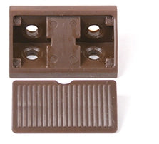 GIUNZIONE ANGOLARE IN PLASTICA MARRONE- 100,0 pz
