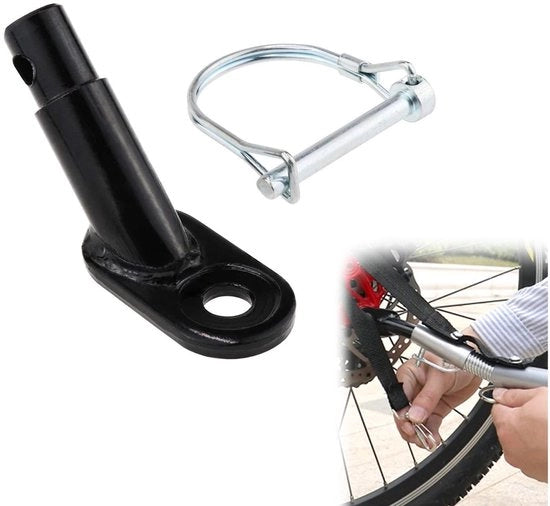 Fissaggio per bicicletta con fune di sicurezza - per portatori di bambini e portatori di carichi