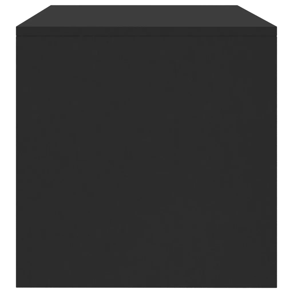 Mobile Porta TV Nero 120x40x40 cm in Legno Multistrato 800037