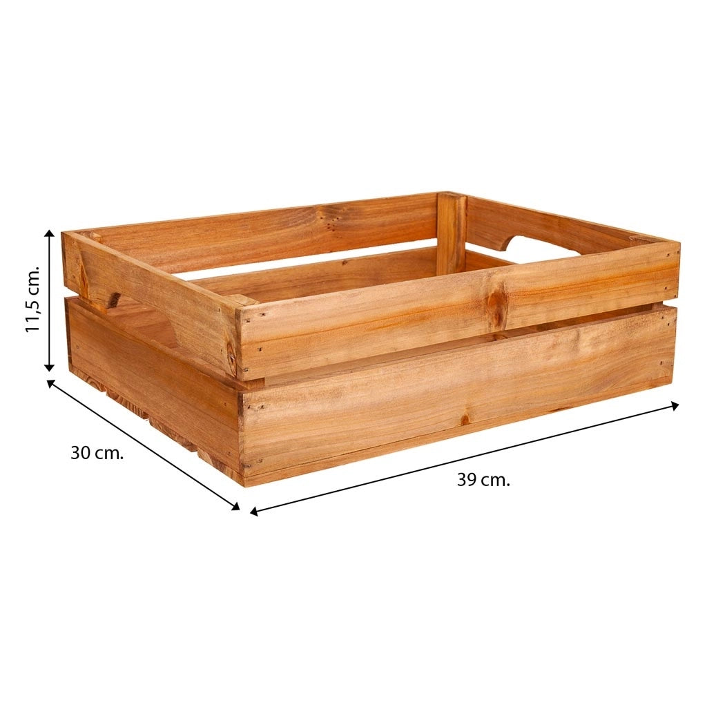 Cassetto in legno marrone 39x30x11,5h