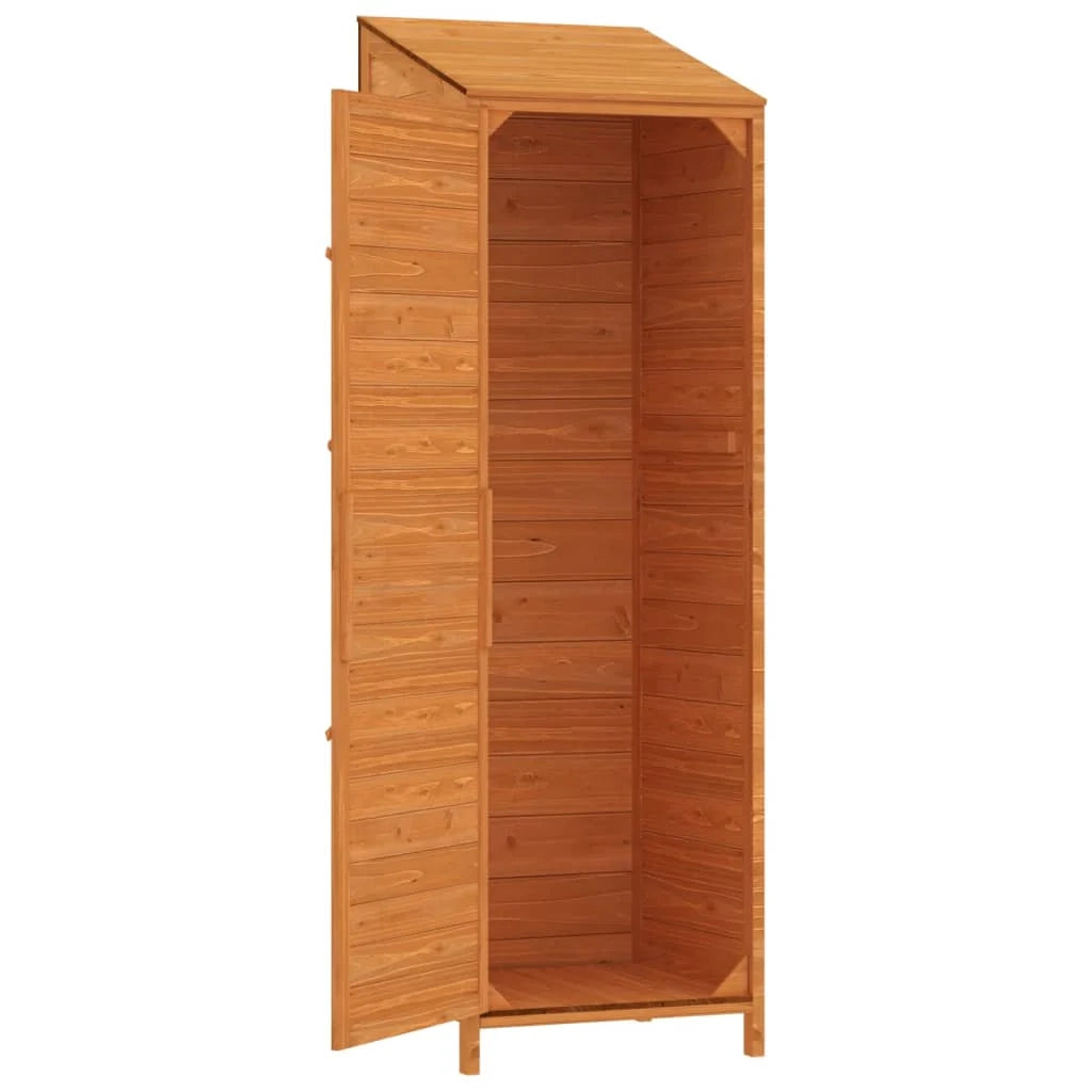 Casetta da giardino 55 x 52 x 174,5 cm in legno massello di abete marrone 02_0044054