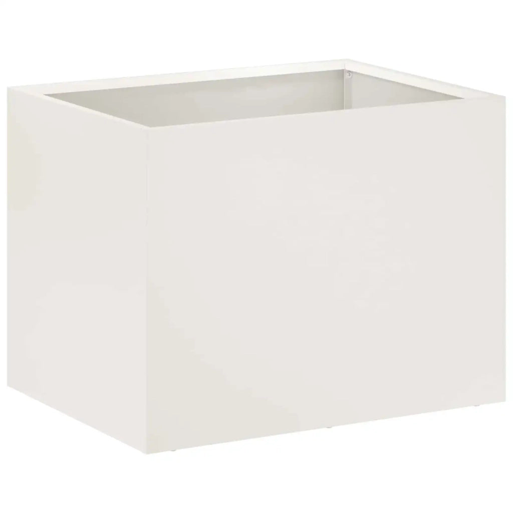 Vaso da giardino Bianco 40 x 30 x 30 cm 8005192