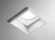 ELIS faretto da Incasso 1 Luce Bianco d. 110mm in gesso e alluminio